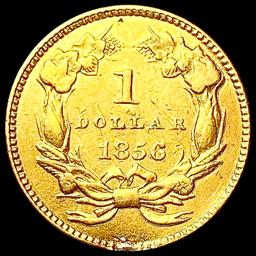 1856 Rare Gold Dollar CLOSELY UNCIRCULATED