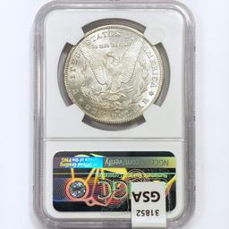 1883-CC Morgan Silver Dollar NGC MS63