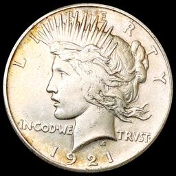 1921 Silver Peace Dollar CLOSELY UNCIRCULATED