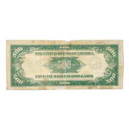 1934 $500 US Fed Res Note