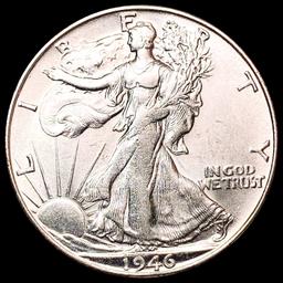 1946-S Walking Liberty Half Dollar CLOSELY UNCIRCU