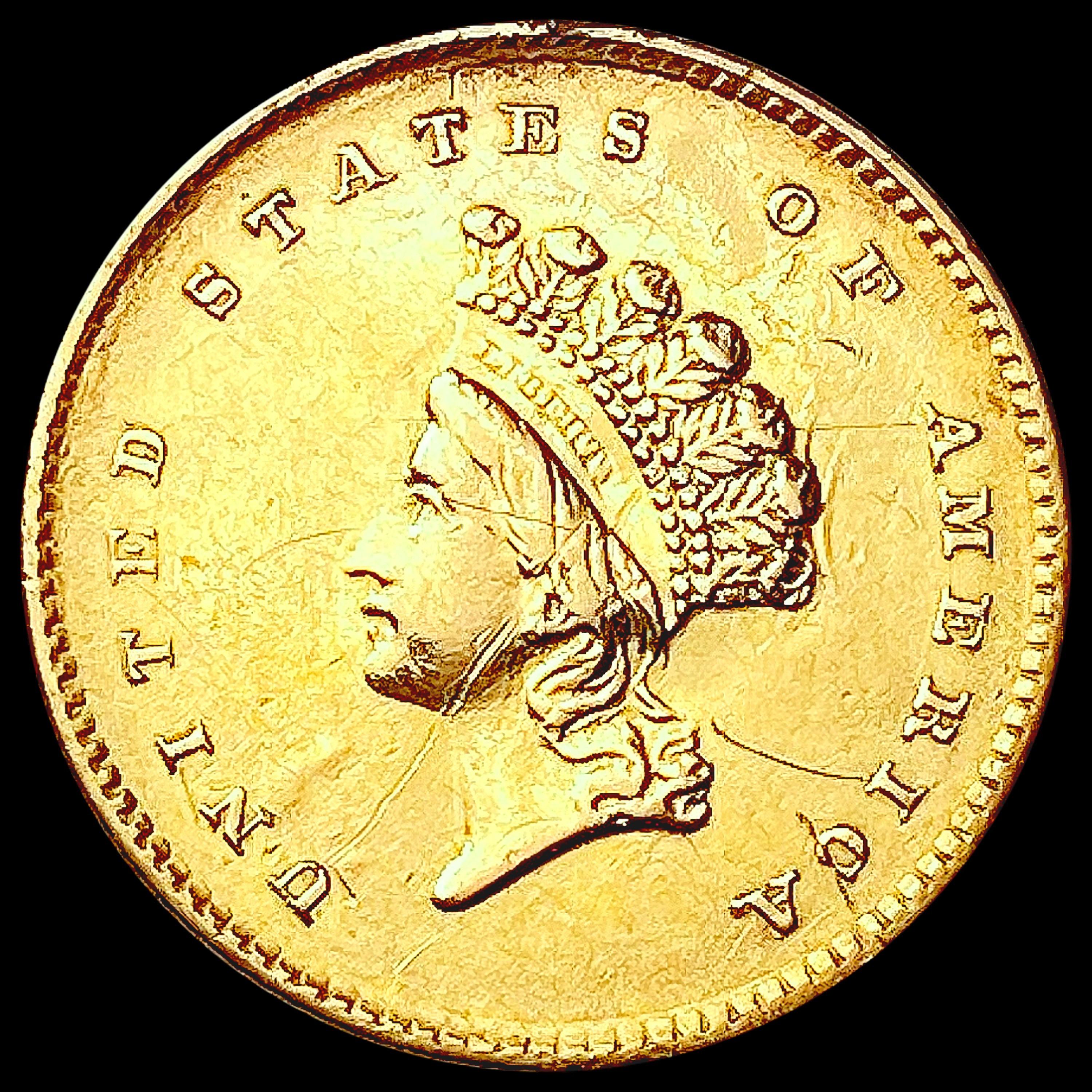 1854 Rare Gold Dollar HIGH GRADE