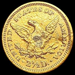 1873 $2.50 Gold Quarter Eagle NEARLY UNCIRCULATED