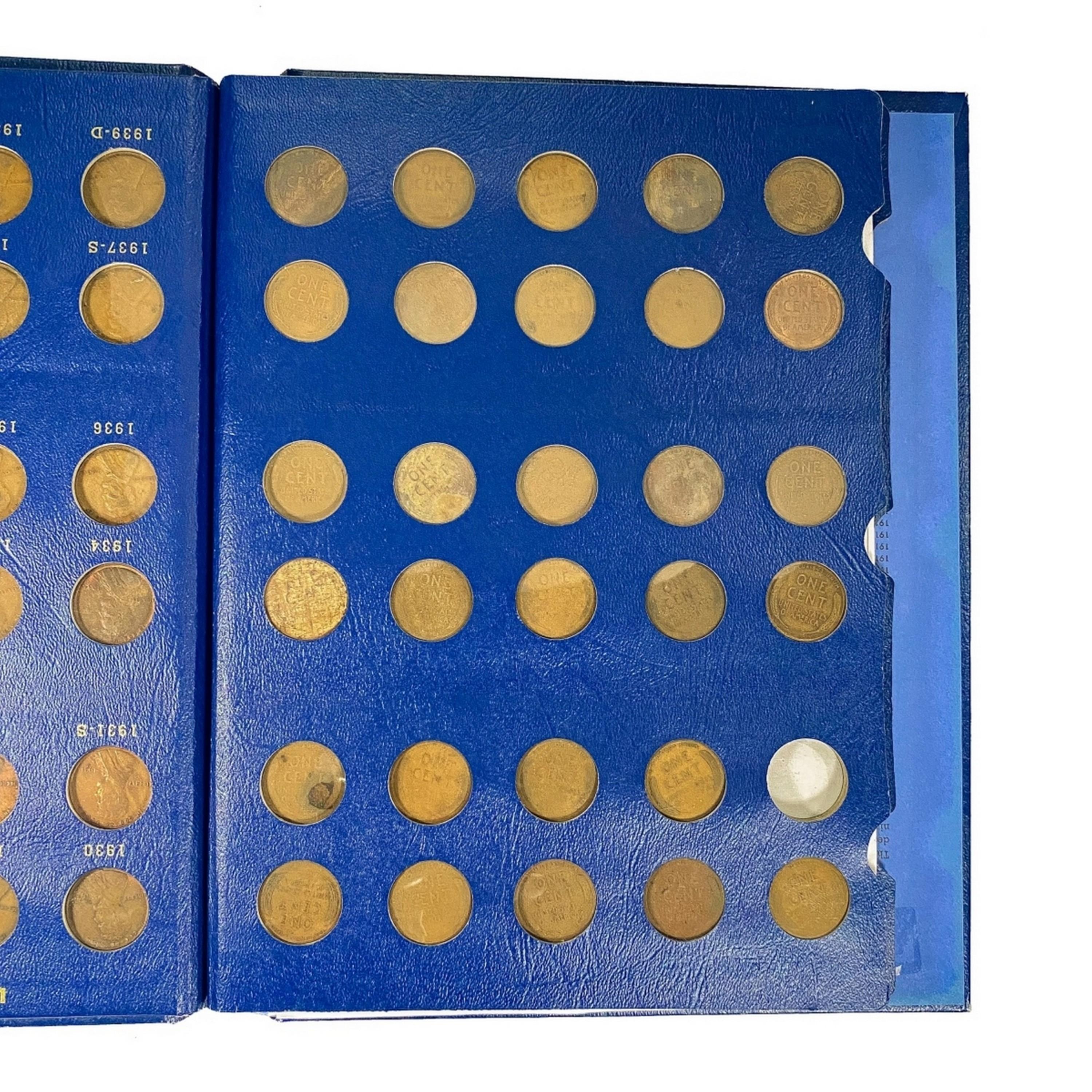 1909 - 1940 Lincoln Head Cent Book (87 Coins)