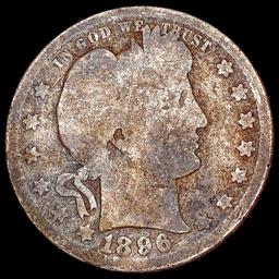 1896-O Barber Quarter NICELY CIRCULATED