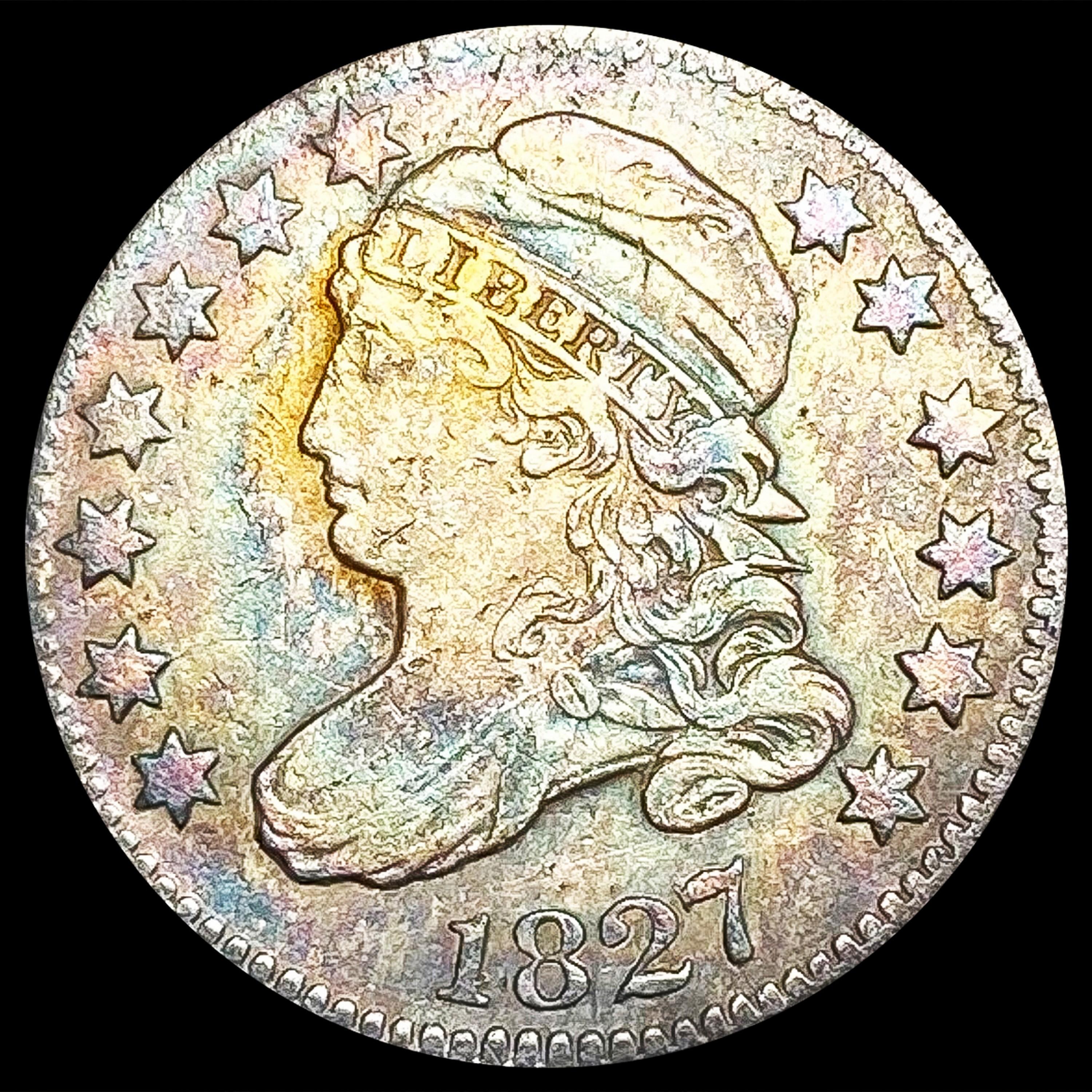 1827 Capped Bust Dime ABOUT UNCIRCULATED