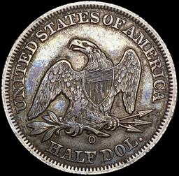 1858-O Seated Liberty Half Dollar NEARLY UNCIRCULA