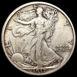 1917 Walking Liberty Half Dollar LIGHTLY CIRCULATE