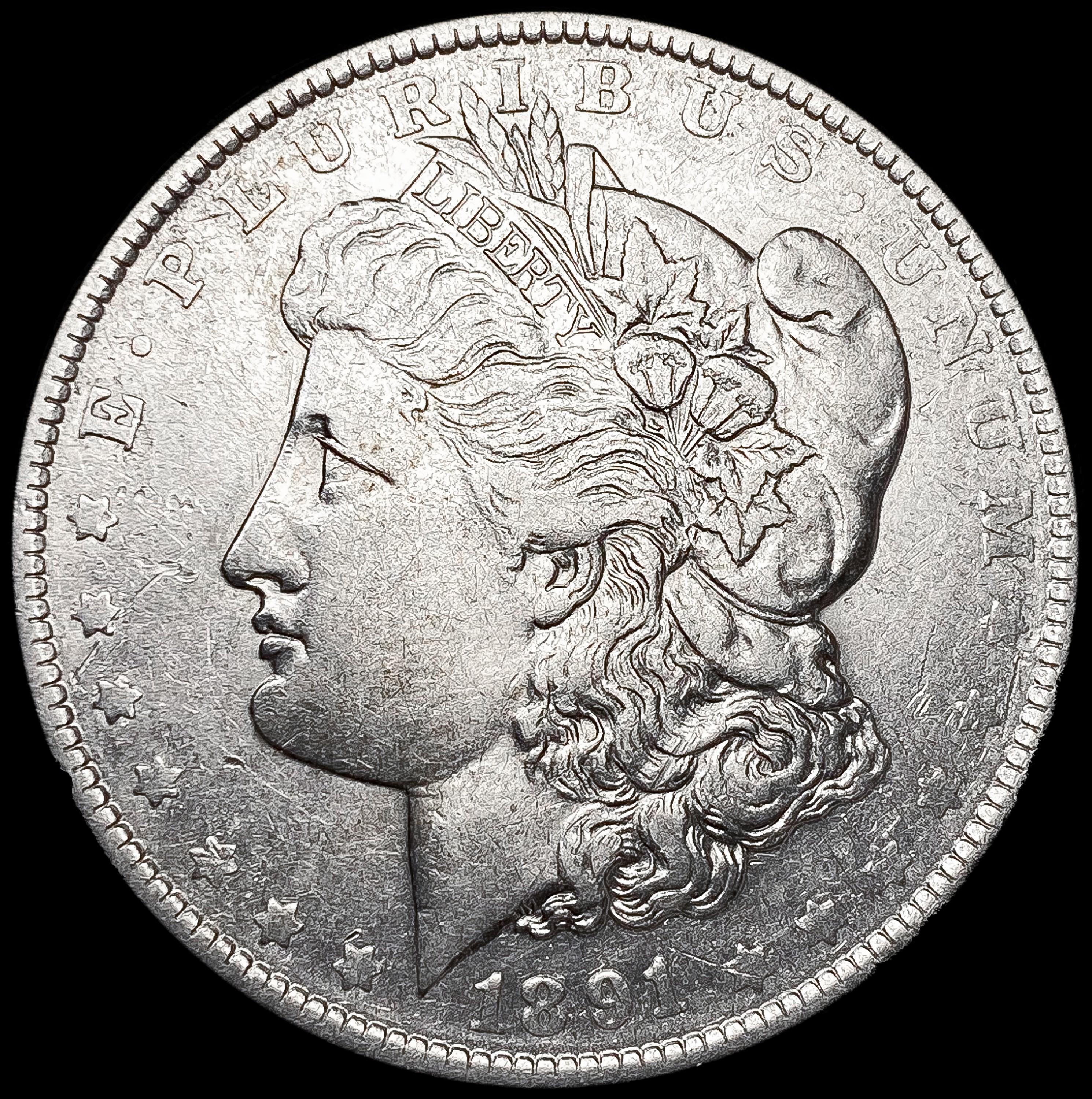 1891-O Morgan Silver Dollar NEARLY UNCIRCULATED