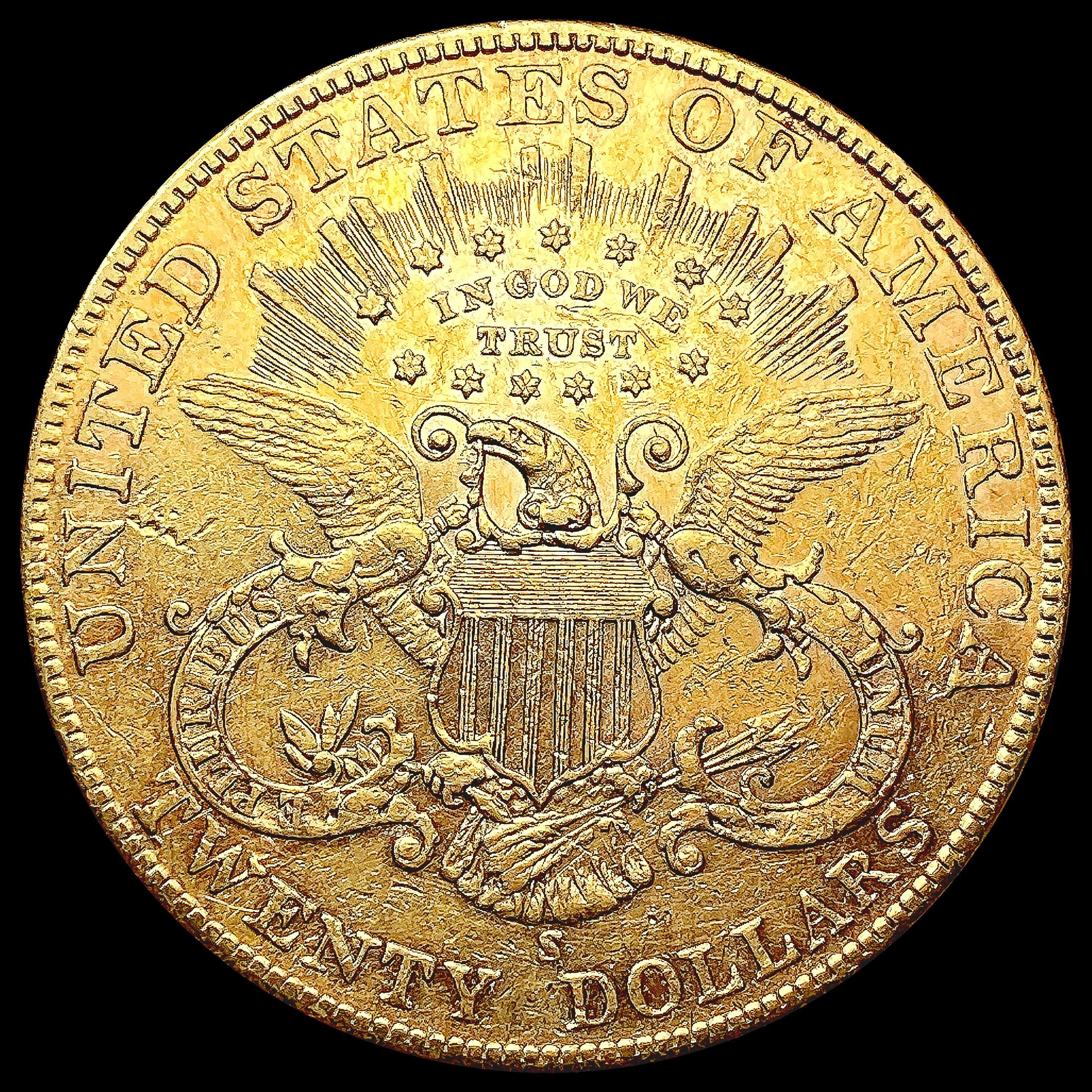 1904-S $20 Gold Double Eagle CHOICE AU