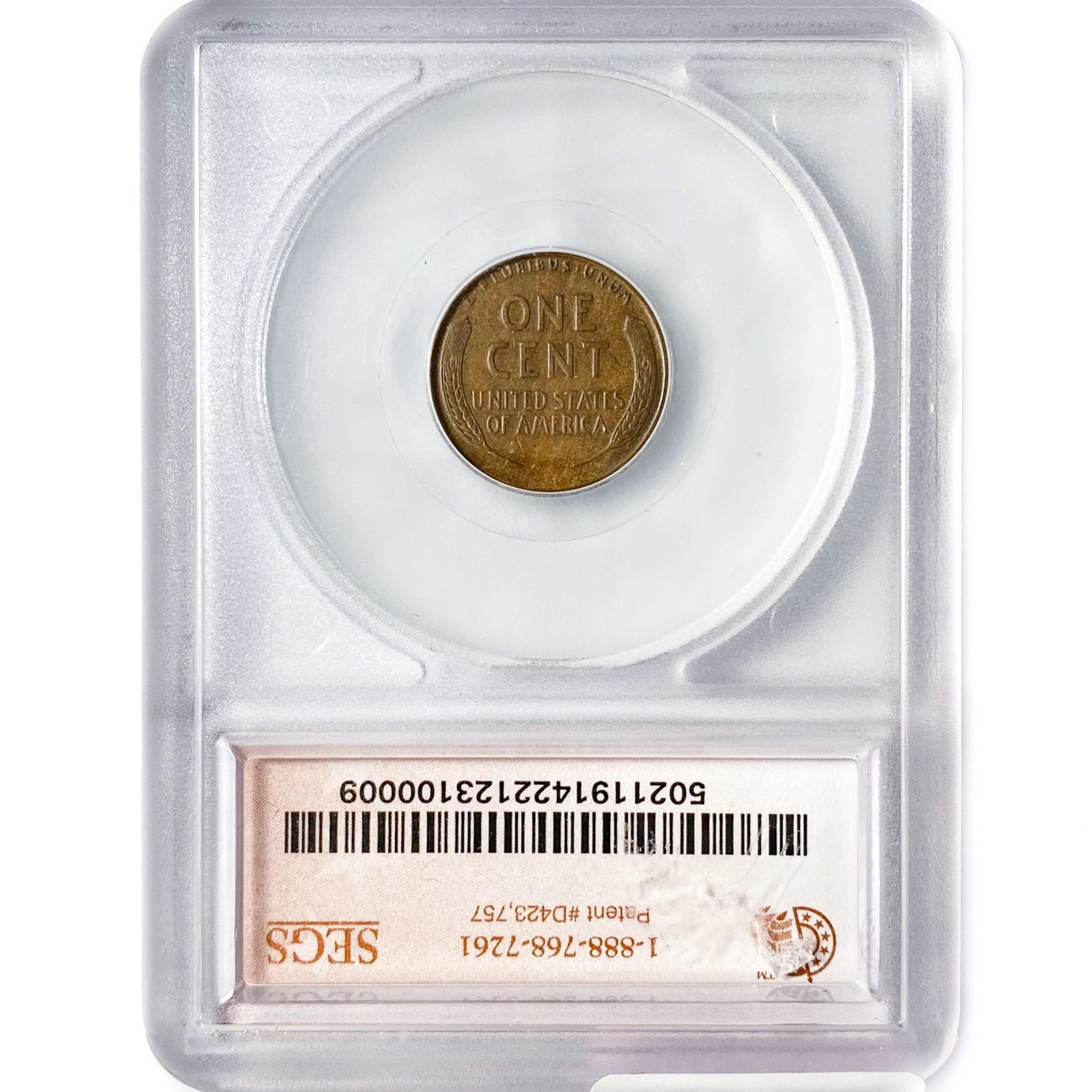 1914-D Wheat Cent SEGS VF30