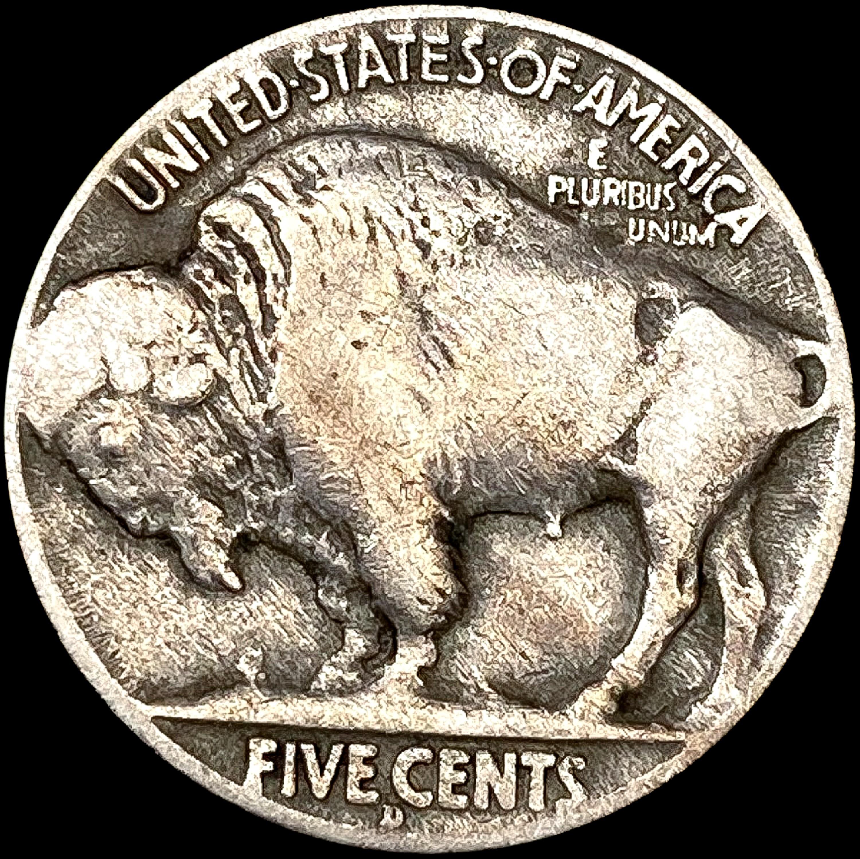 1913-D Buffalo Nickel NICELY CIRCULATED