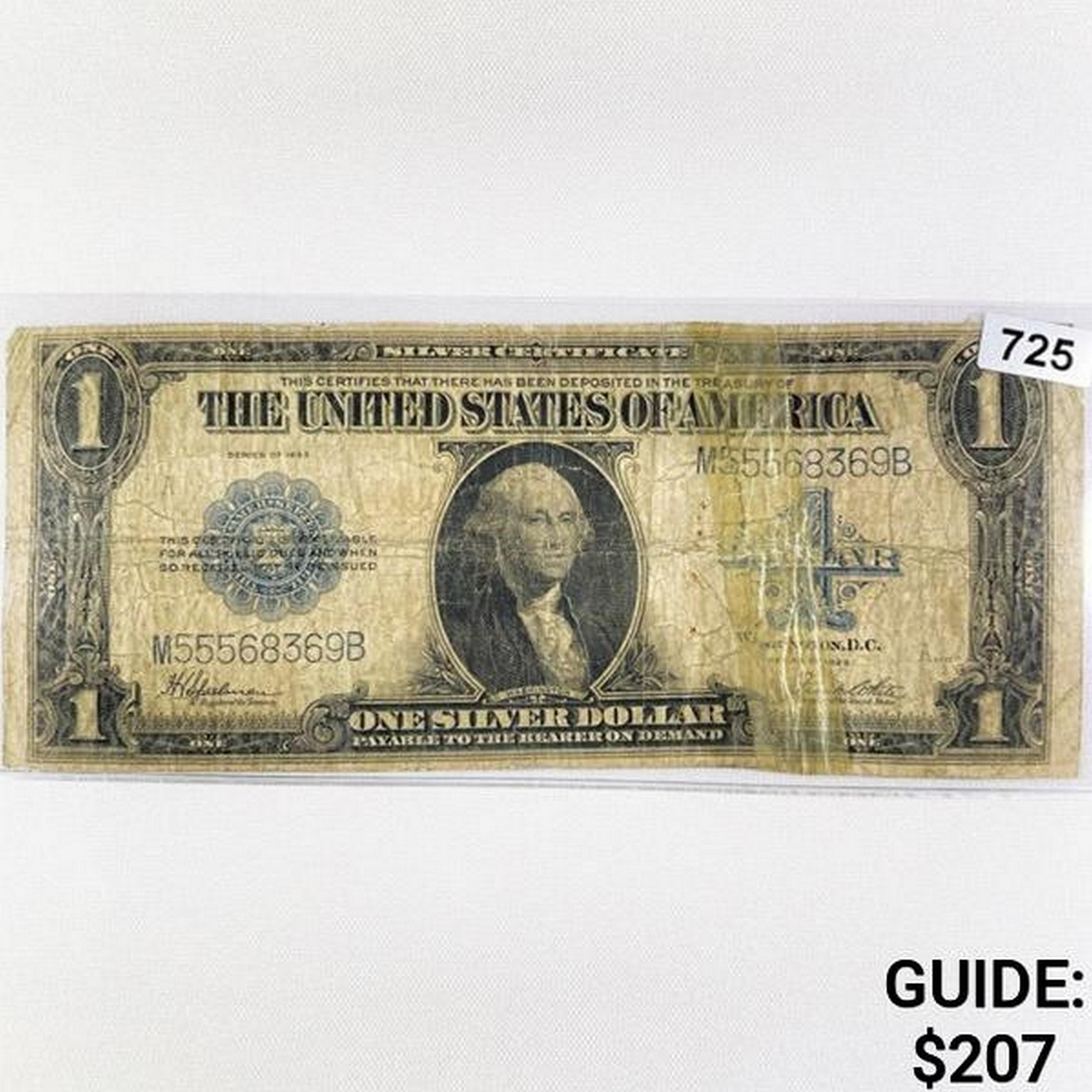 1923 $1 LG Silver Certificate LIGHLTY CIRCULATED