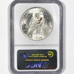 1923 Silver Peace Dollar NGC MS63