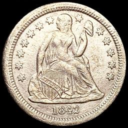 1842-O Seated Liberty Dime CLOSELY UNCIRCULATED