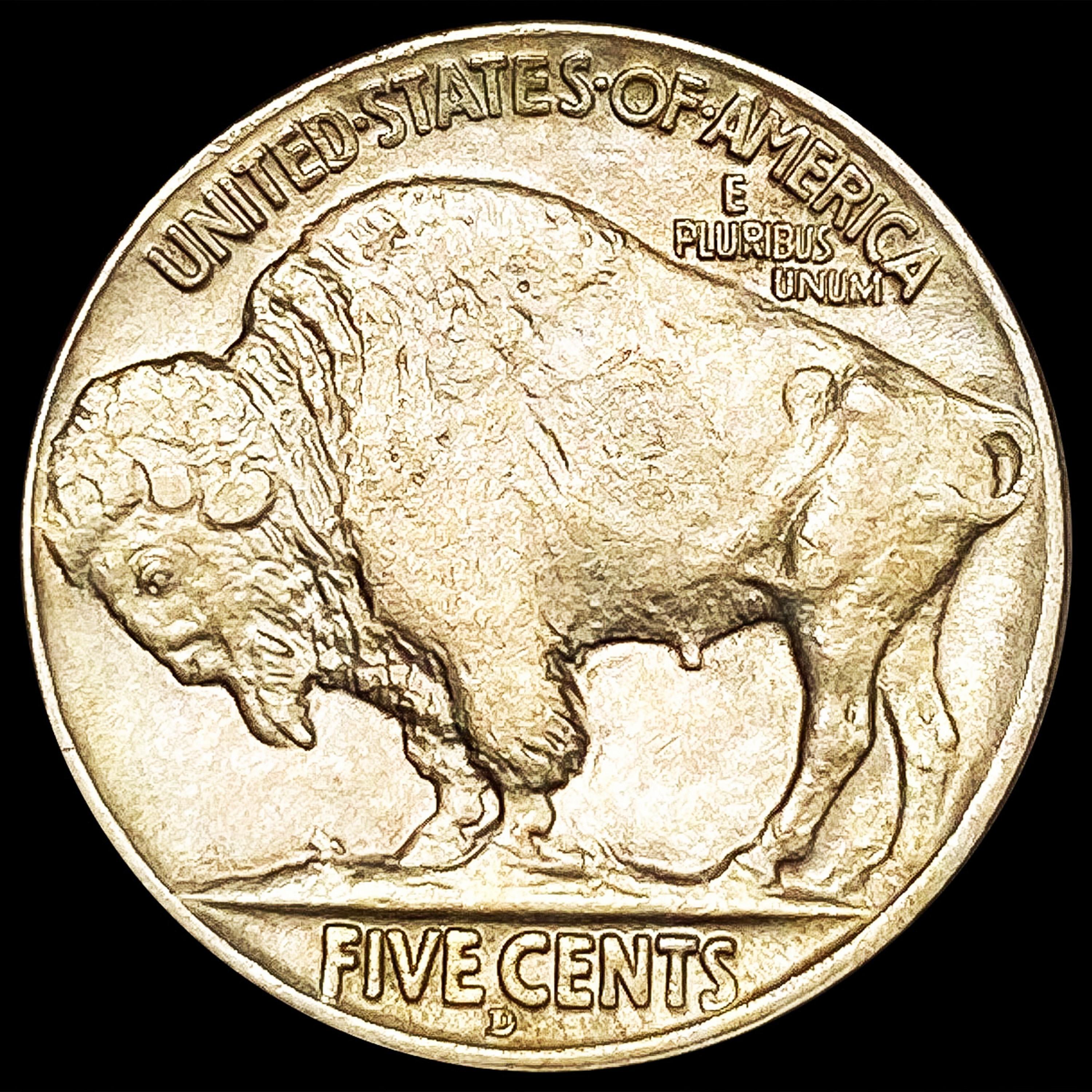 1913-D Buffalo Nickel NEARLY UNCIRCULATED