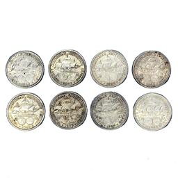 1893 Columbia Half Dollar Collect. [8 Coins]