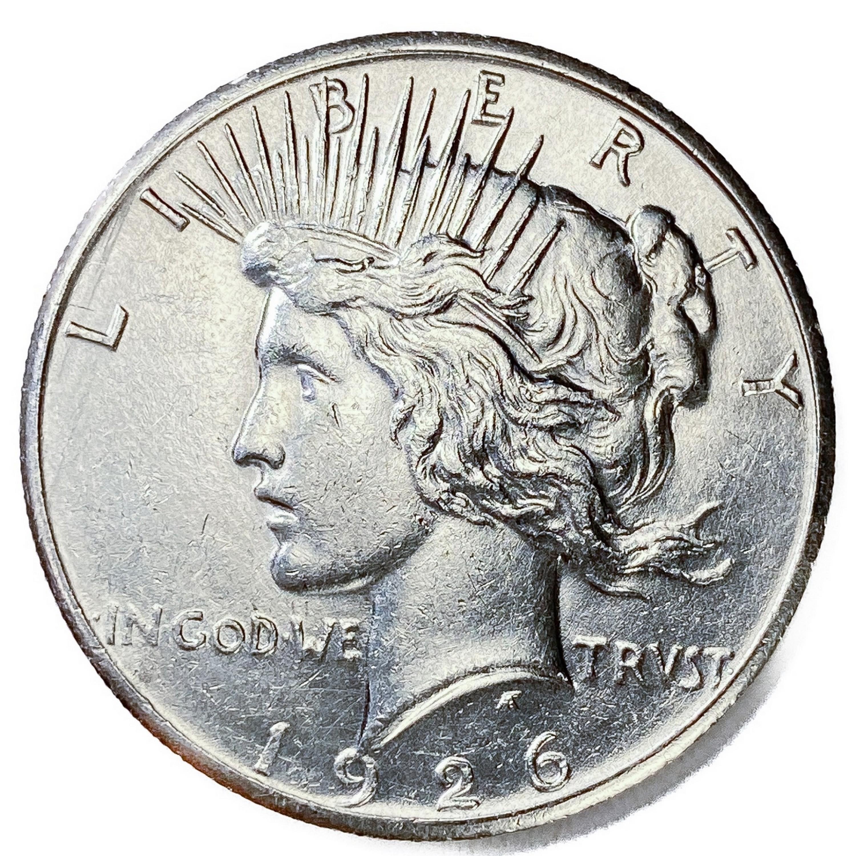 1926 Peace Silver Dollar Roll (20 Coins)