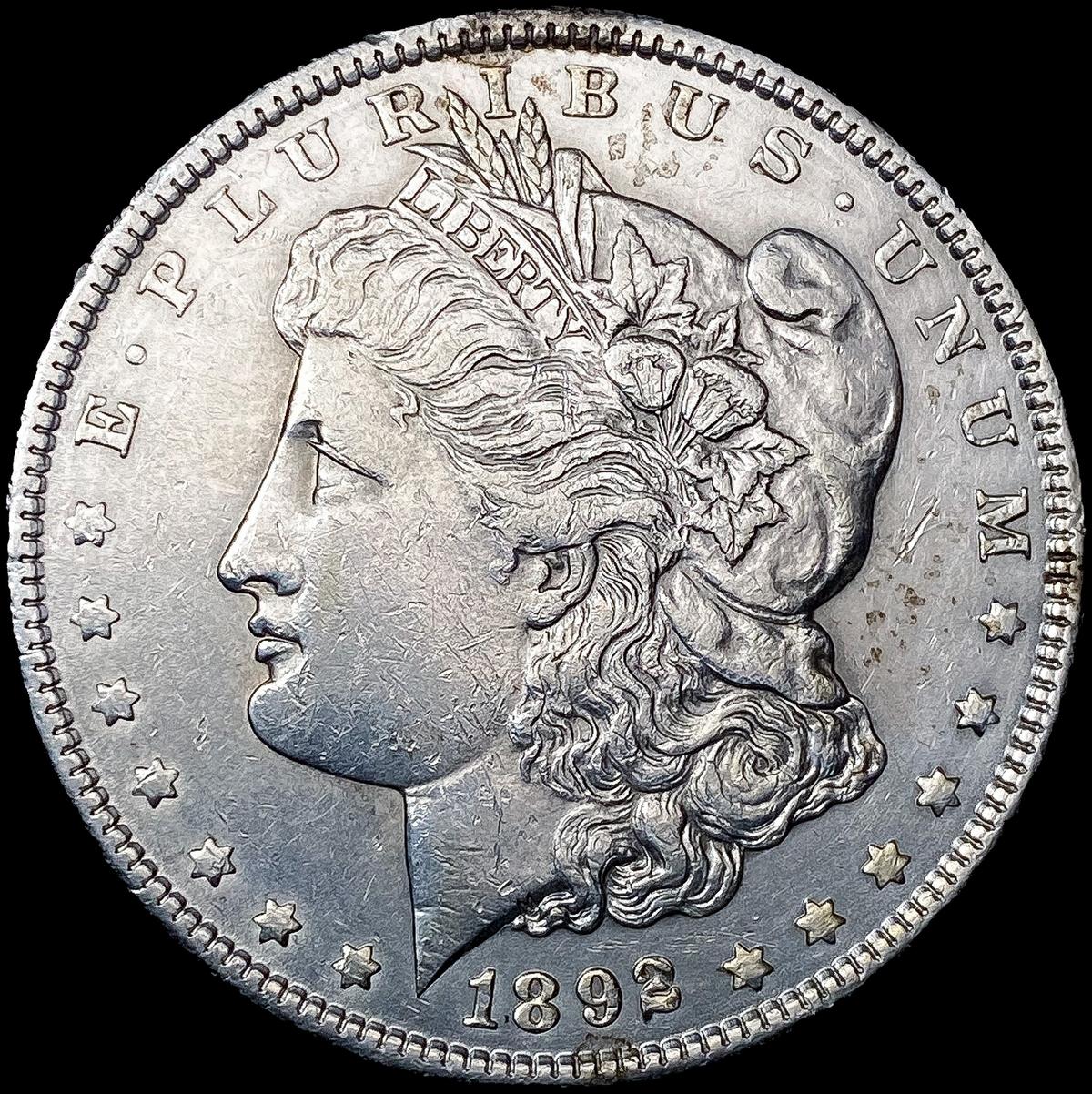 1892 Morgan Silver Dollar CLOSELY UNCIRCULATED