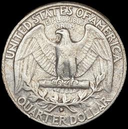 1932-D Washington Silver Quarter NEARLY UNCIRCULAT