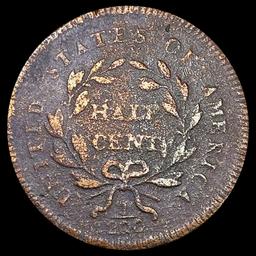 1798 Liberty Cap Half Cent NICELY CIRCULATED