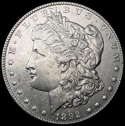 1892 Morgan Silver Dollar CLOSELY UNCIRCULATED