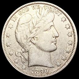 1896-O Barber Half Dollar CLOSELY UNCIRCULATED