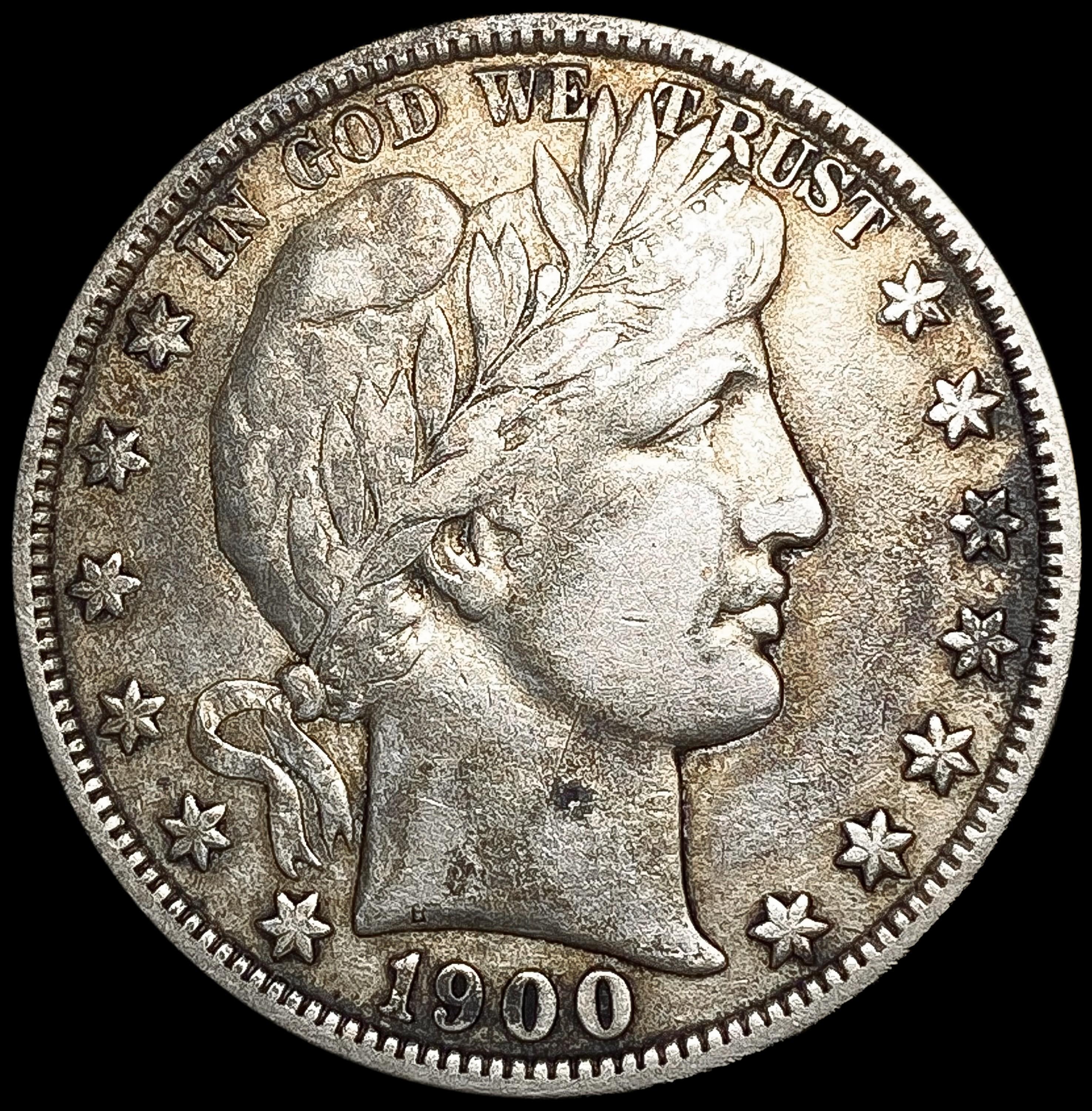 1900 Barber Half Dollar NICELY CIRCULATED