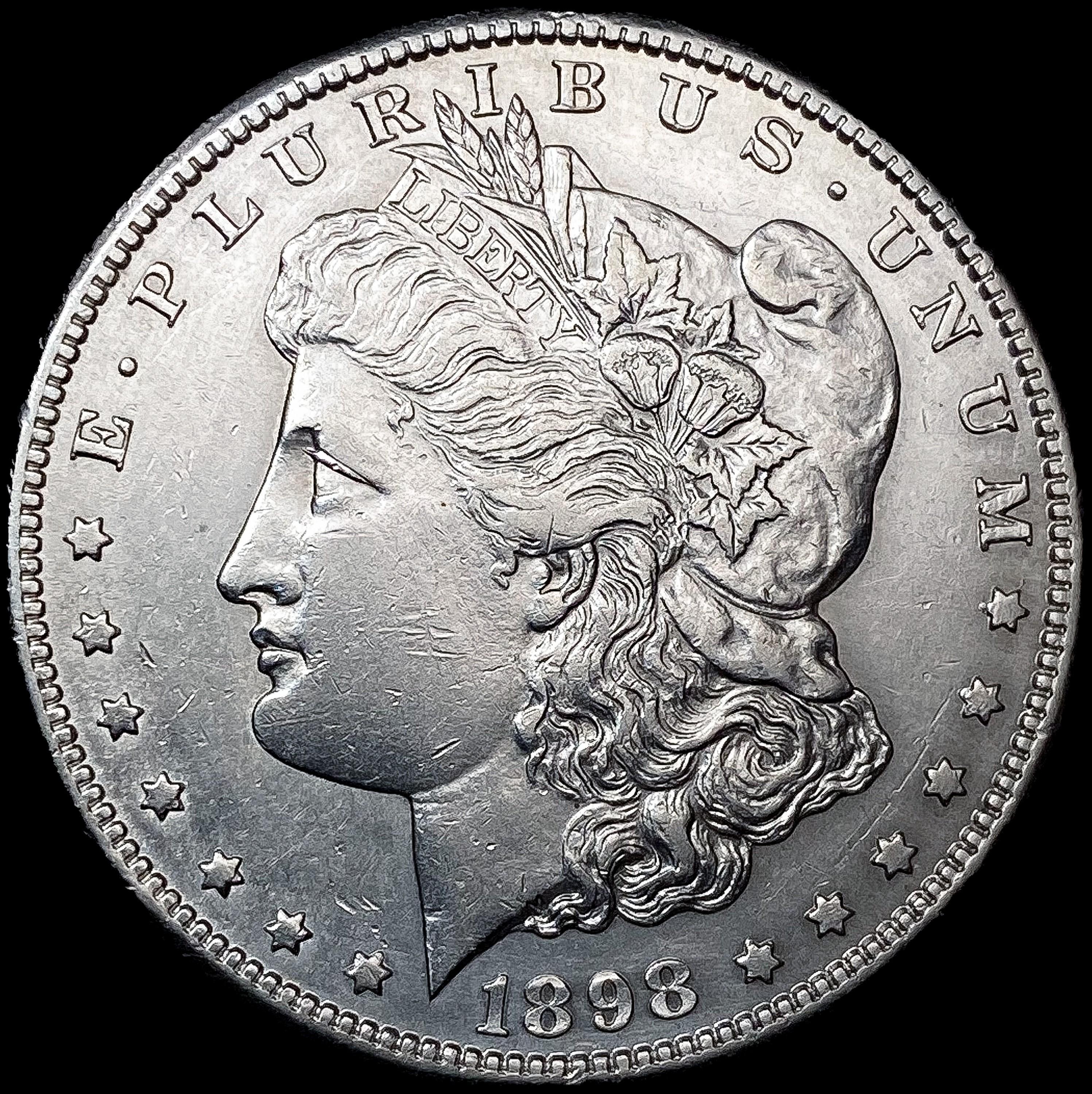 1898-S Morgan Silver Dollar CLOSELY UNCIRCULATED