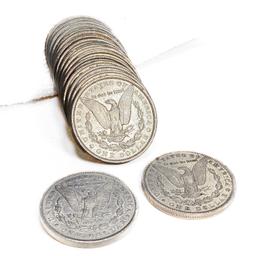 1889-O Morgan Silver Dollar Roll (18 Coins)
