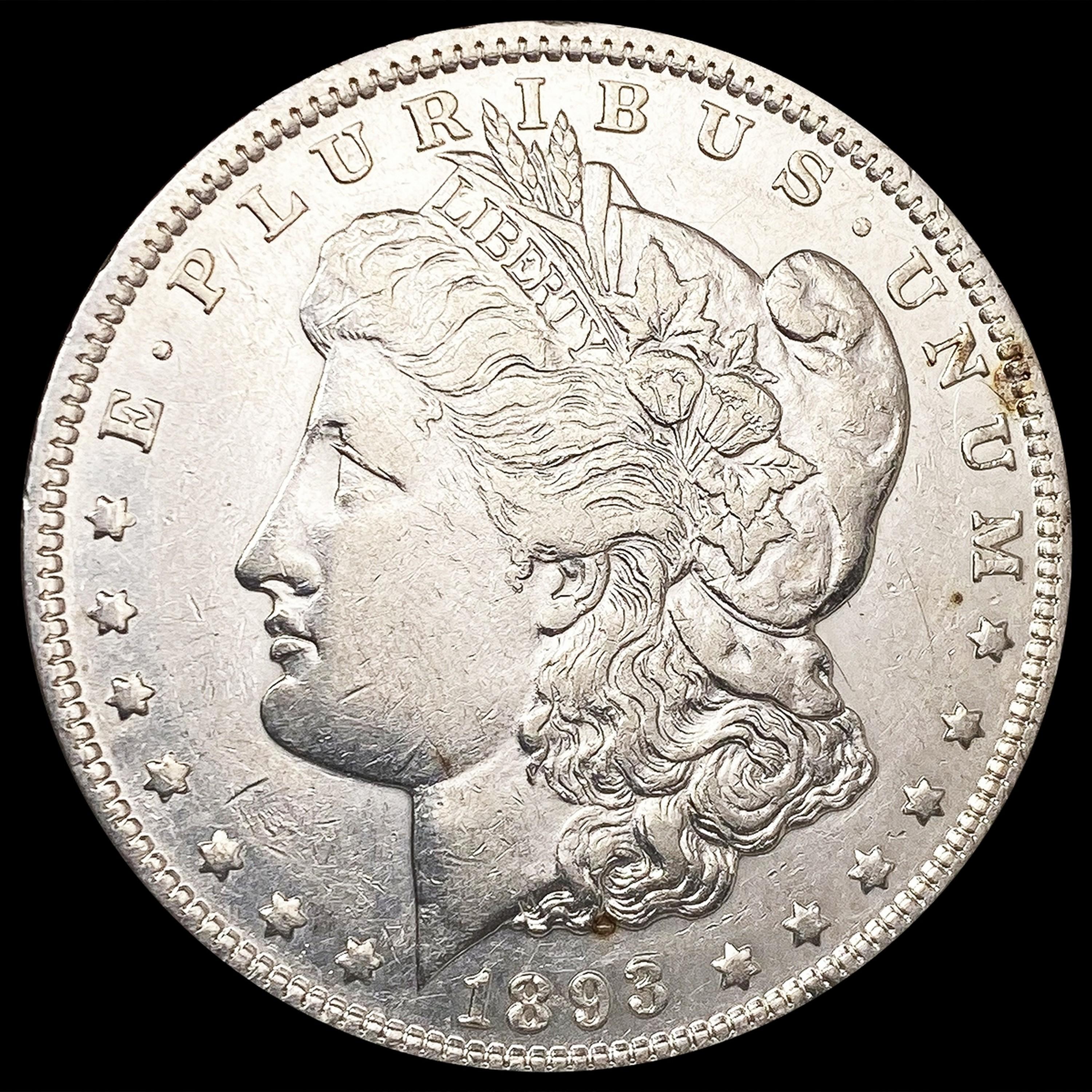 1893 Morgan Silver Dollar CLOSELY UNCIRCULATED