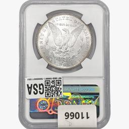 1878-S Morgan Silver Dollar NGC MS63