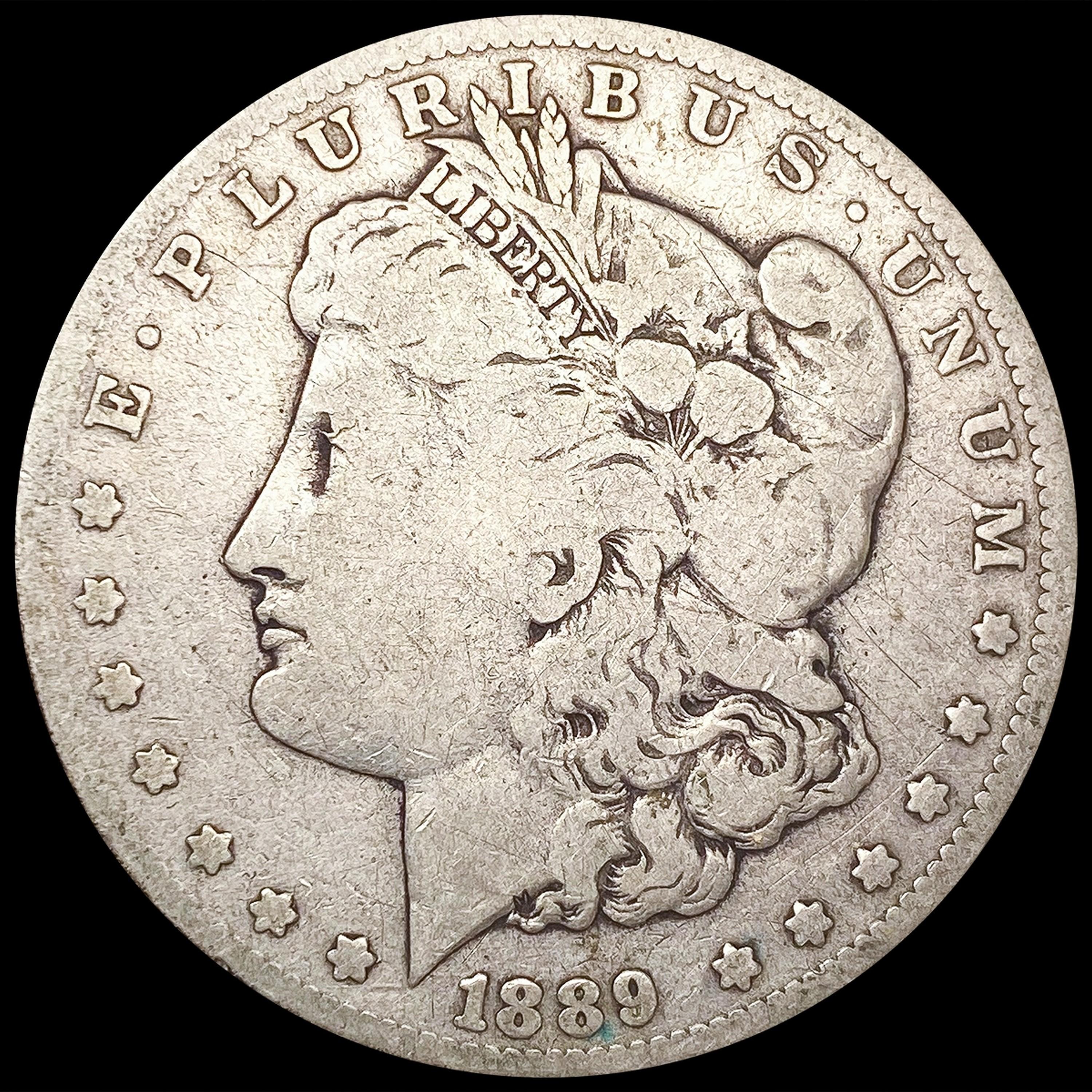 1889-CC Morgan Silver Dollar NICELY CIRCULATED