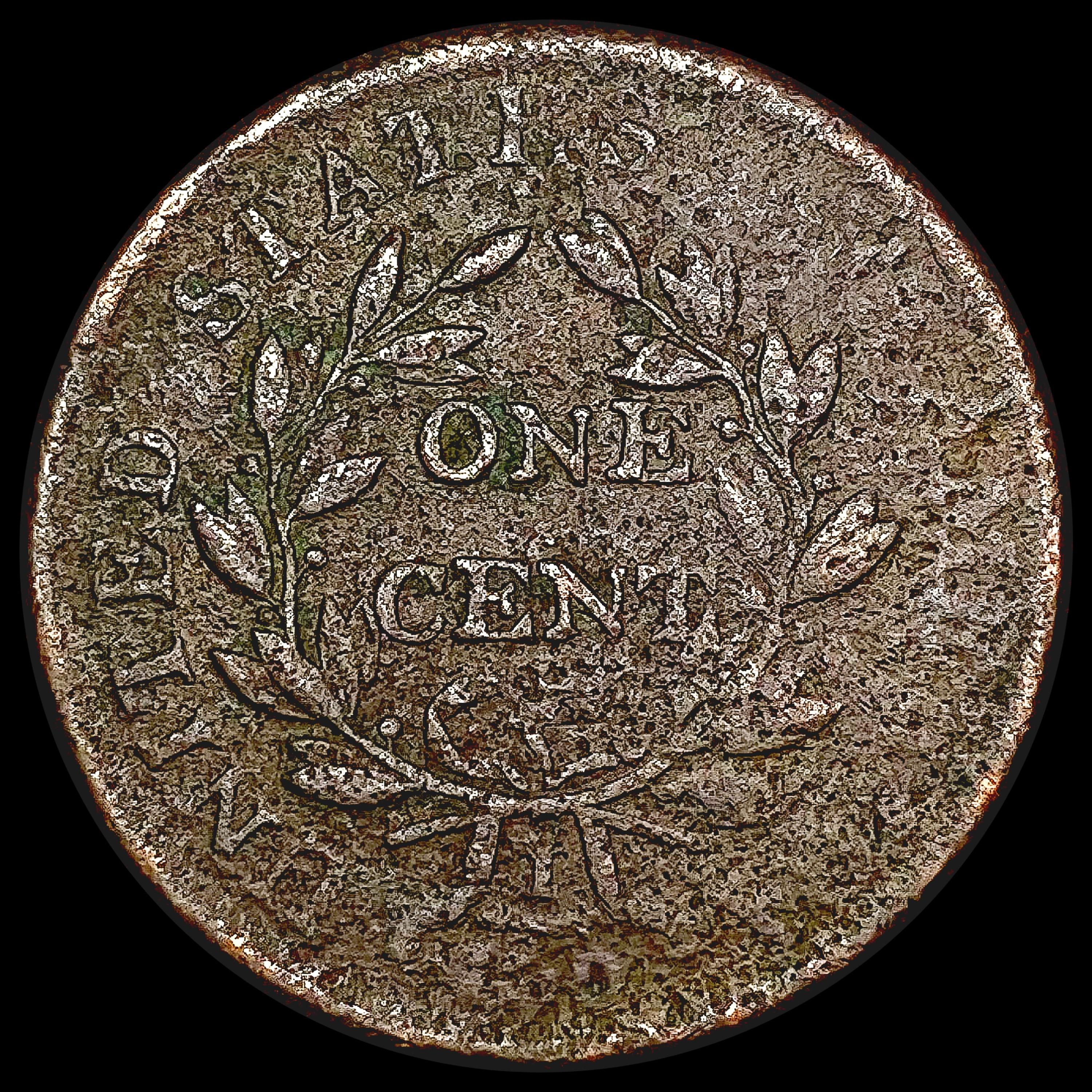 1807/6 Lg 7 SG - 273 Draped Bust Large Cent NICELY