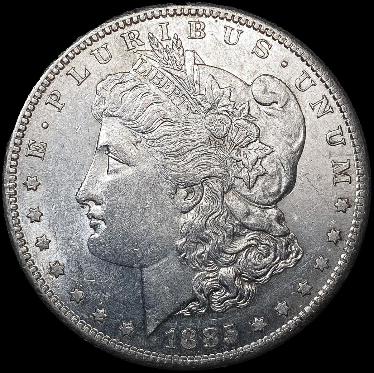 1885-S Morgan Silver Dollar CHOICE BU