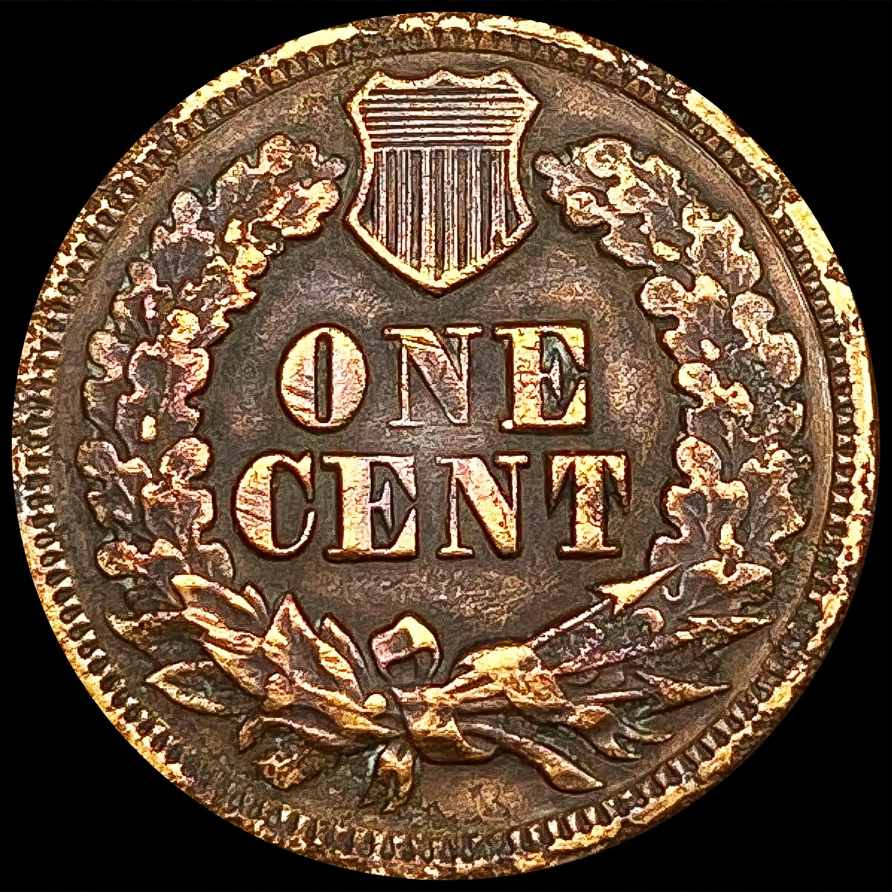 1870 Indian Head Cent NEARLY UNCIRCULATED