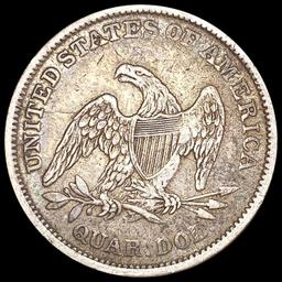 1839 Seated Liberty Quarter LIGHTLY CIRCULATED