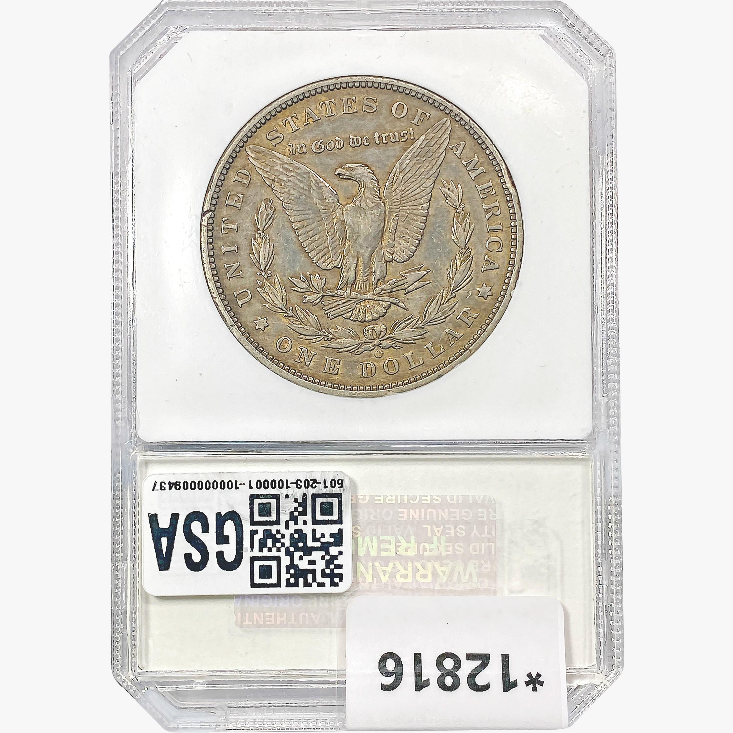 1897-O Morgan Silver Dollar PCI AU50