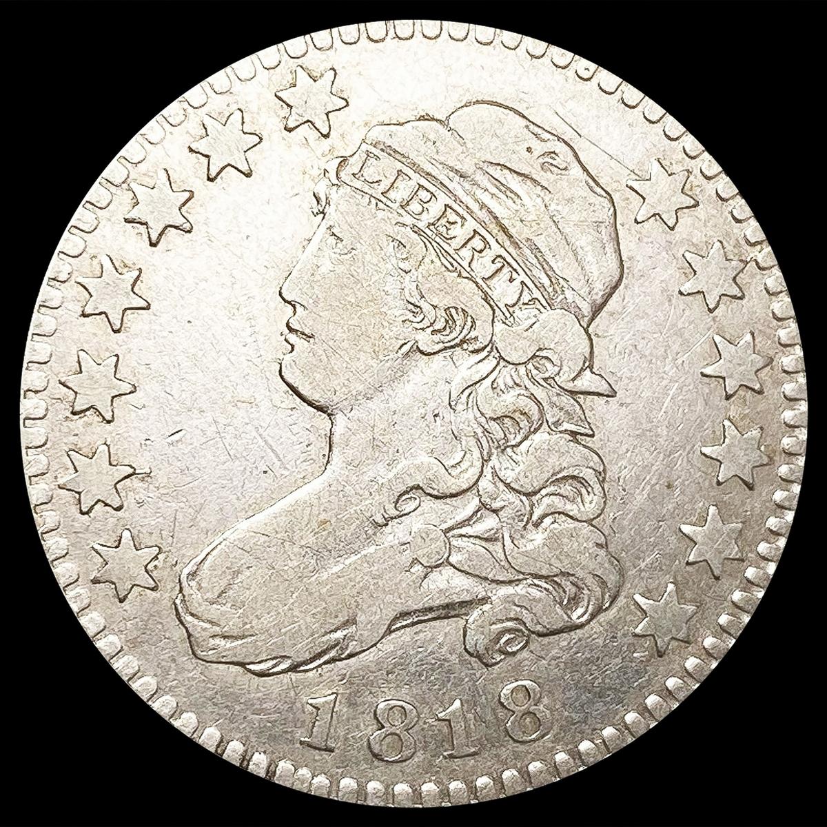 1818 Capped Bust Quarter LIGHTLY CIRCULATED