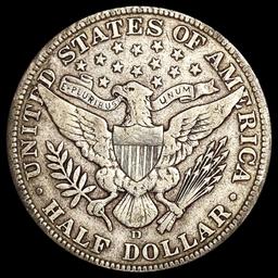 1908-D Barber Half Dollar LIGHTLY CIRCULATED