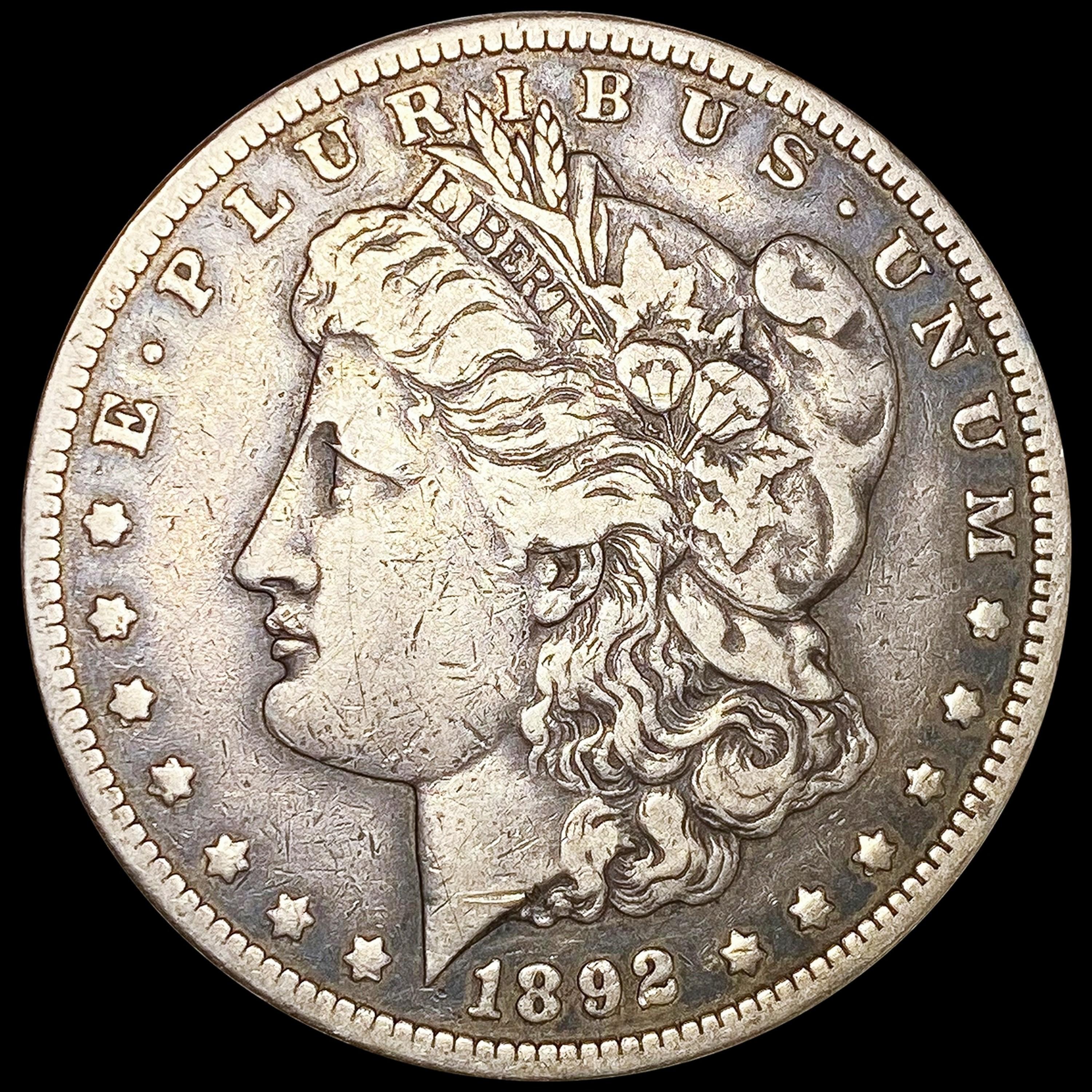 1892-CC Morgan Silver Dollar NICELY CIRCULATED