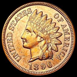 1896 RED Indian Head Cent CHOICE BU