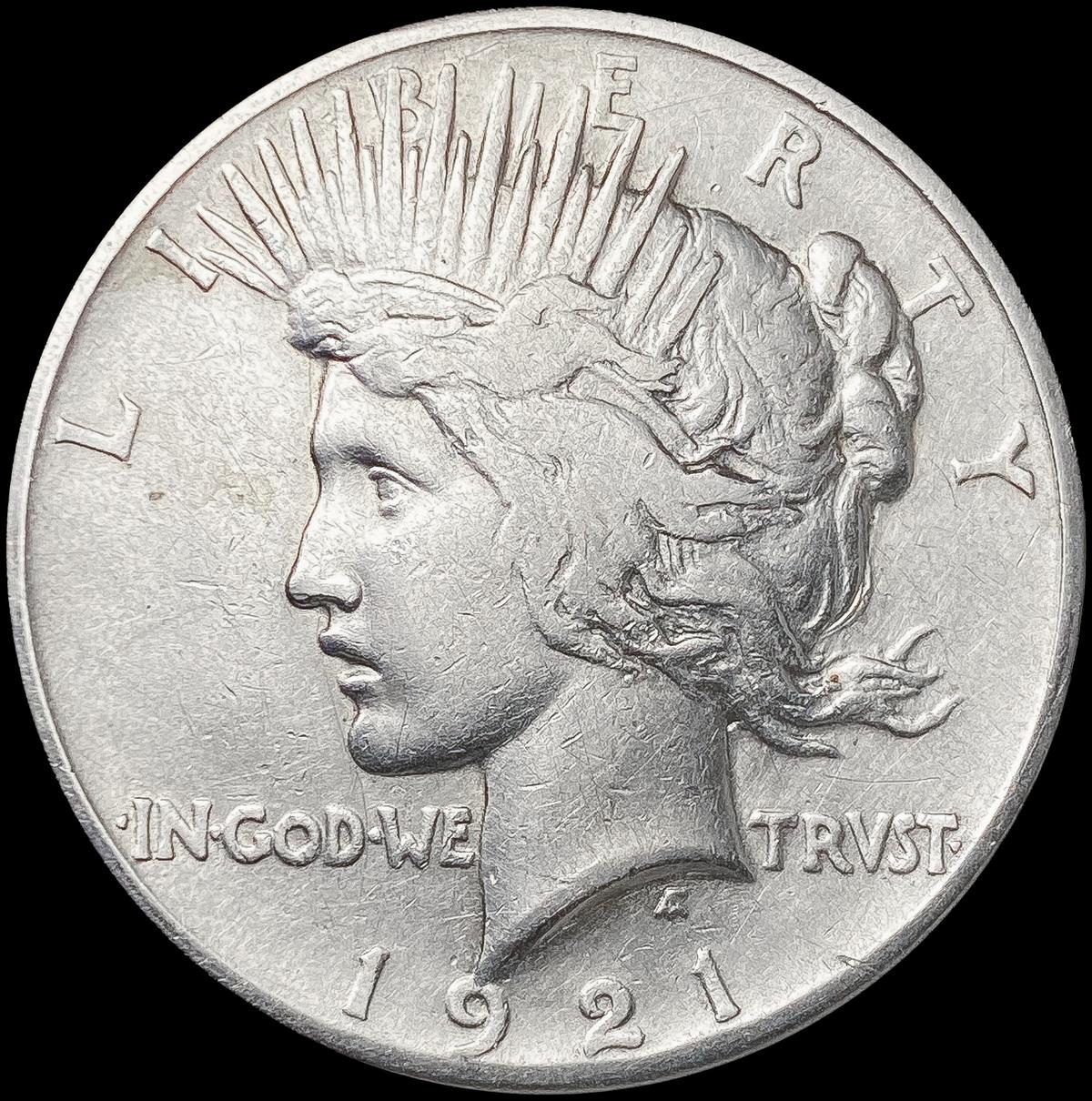 1921 Silver Peace Dollar LIGHTLY CIRCULATED