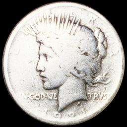 1921 Silver Peace Dollar NICELY CIRCULATED