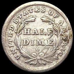 1840-O Seated Liberty Half Dime NICELY CIRCULATED