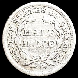 1856 Seated Liberty Half Dime LIGHTLY CIRCULATED