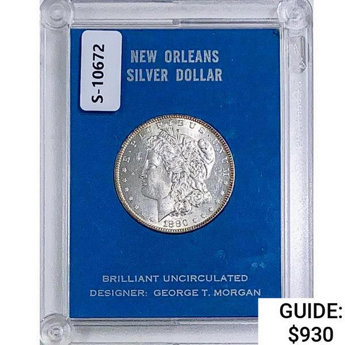 1880-O Morgan Silver Dollar