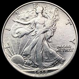 1917-S Walking Liberty Half Dollar CLOSELY UNCIRCU