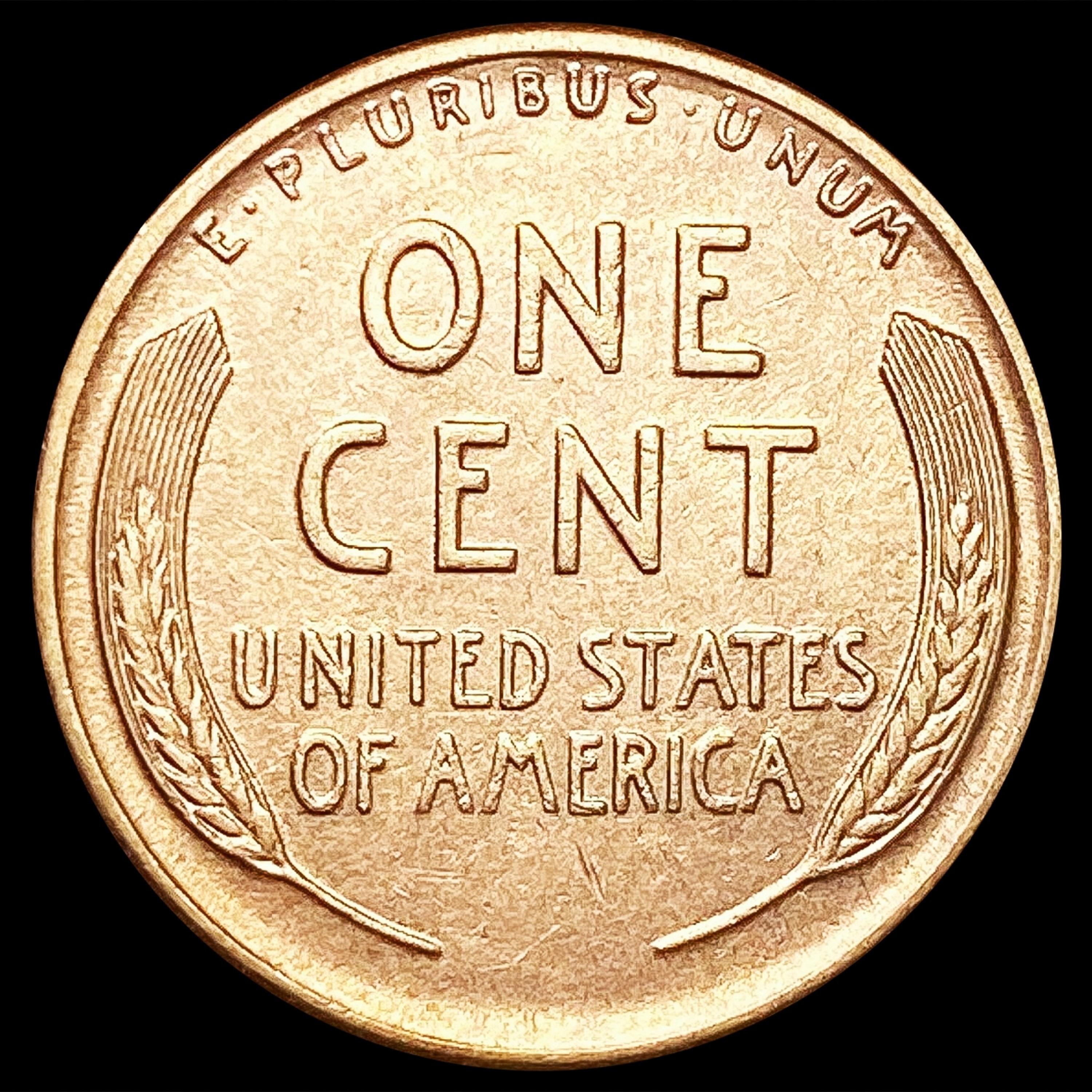 1927-S Wheat Cent NEARLY UNCIRCULATED