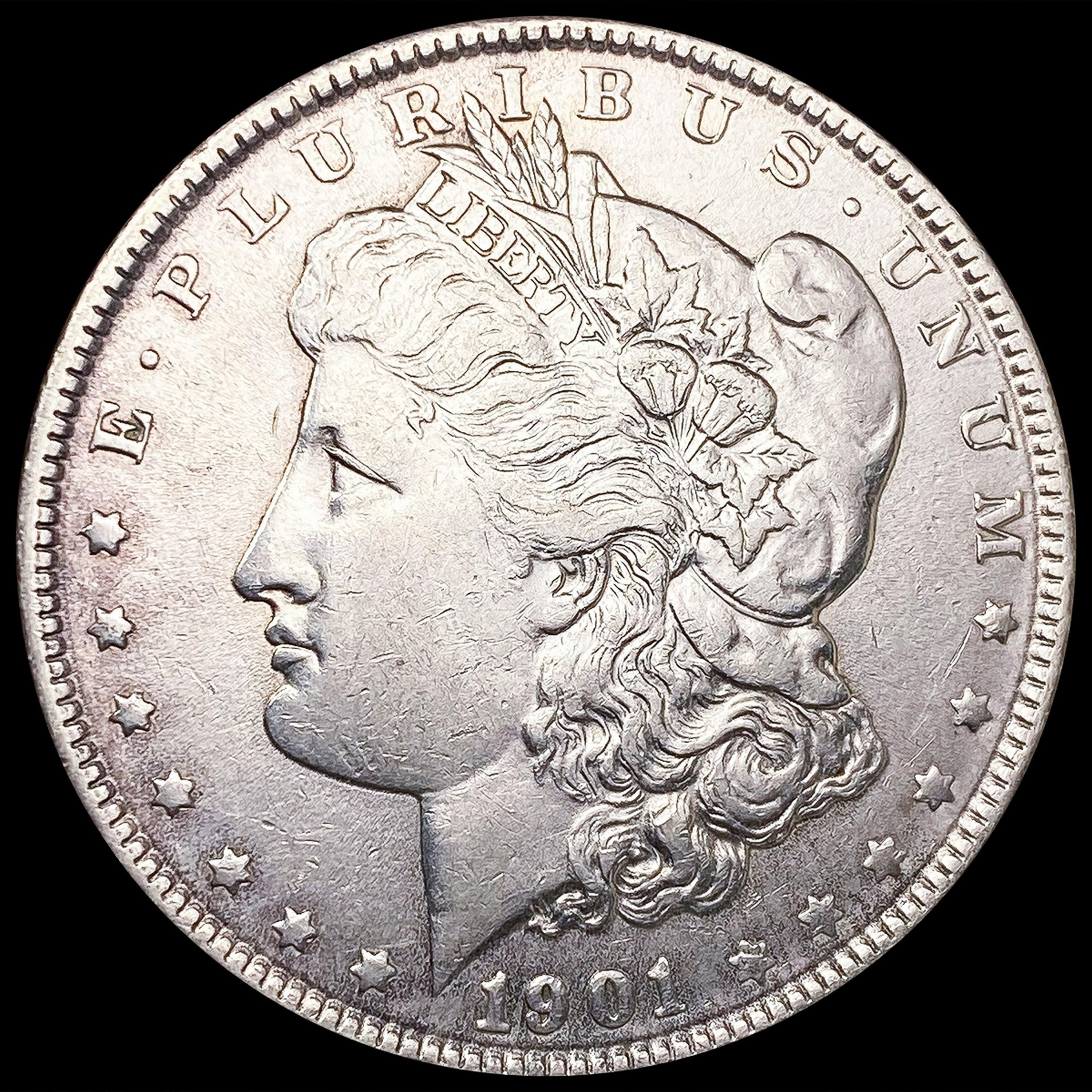 1901 Morgan Silver Dollar NEARLY UNCIRCULATED